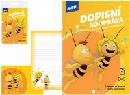 Dopisní papír barevný LUX 5+10 Včelka Mája 
