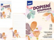 Dopisní papír barevný LUX 5+10 Květ