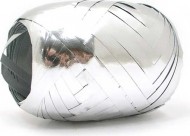 Stuha vázací 20m metal stříbrná 9310