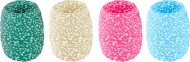 Stuha vázací s potiskem puntíky 1cm/10m 5660332