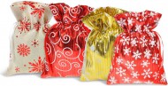 Sáček textil vánoční 13x18cm, mix 5800723 - zvětšit obrázek