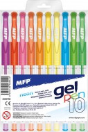 Gelové pero set NEON 10 ks GN1068-10 