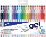 Gelové pero set 60 ks 1102-1012M mix 6001144