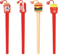 Gelové pero Fancy - fastfood  - zvětšit obrázek