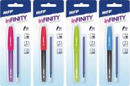 Kuličkové pero gumovací Infinity + náplň 0,6 modré na blistru 6001337 - zvětšit obrázek