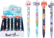 Kuličkové pero gumovací Cute Animal, 0,5, modré 6001395 - zvětšit obrázek