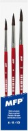 Štětec kulatý set 3ks 6,8,10/1028F 6340120