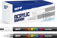 Akrylový popisovač 4mm - bílý 6410824