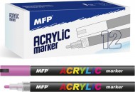 Akrylový popisovač 4mm - fialový 6410825