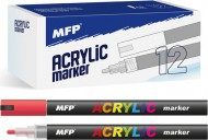Akrylový popisovač 4mm - červený 6410827