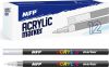 akrylový popisovač 1mm - stříbrný 6410834