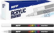 Akrylový popisovač 1mm - bílý 6410836