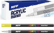 Akrylový popisovač 1mm - žlutý tmavý 6410844