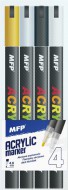 Akrylový popisovač 4mm set 4ks 6410845