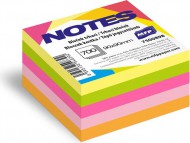 Bloček trhací 90x90mm 700 listů, mix 5 barev neon 7500898