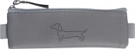 Penál etue mini s gumou na diář Sausage Dog dark gray 20x4cm 8071379