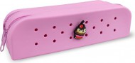 Gifty - Dvojitý silikonový penál růžový + 1 pin zdarma 8071401