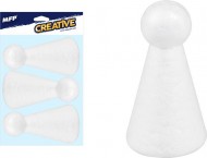 Anděl  polystyren 11cm/3ks - zvětšit obrázek