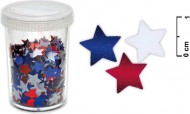 Konfety hvězdičky 25g mix barev 8885413