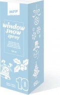 Spray 150ml dekorační sníh na okna se šablonami 8886214