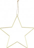 Hvězda kovový závěs 28cm 8886237