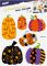 dekorace na zeď halloween HA02 26x19cm 2archy 1042