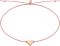 gifty - Lovely Friends náramek - rg. plated Heart