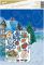 adventní kalendář samolepky 245x360mm 8886002
