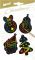 závěs vánoční škrabací obrázek set 4ks 1001 11x19c