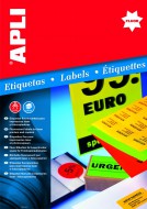 etikety laser copy-žluté 20l.64x33,9mm univerzální etikety fluo - zvětšit obrázek