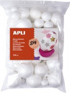 Jumbo pack,kuličky, PS, mix velikostí, 100 ks polystyrenové koule, Jumbo pack - zvětšit obrázek