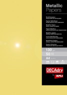 Metalický papír A4 130g - zlatý 50 listů - zvětšit obrázek