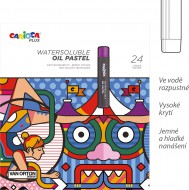 Olejové pastely Carioca PLUS, box, 24 ks  - zvětšit obrázek