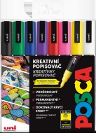 Sada popisovačů Posca, 8 ks,základ.barvy PC-3M