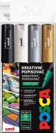 Sada popisovačů POSCA, 4ks, mix barev PC-1M