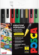 Sada popisovačů Posca, 8 ks CHRISTMAS PC-3M
