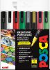 Sada popisovačů Posca, 8 ks CHRISTMAS PC-3M