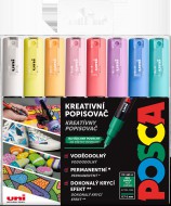 Sada pastelových barev POSCA, 8ks PC-1M