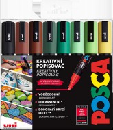 Posca, 8 ks EARTH sada popisovačů PC-5M