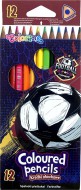 Pastelky trojhranné Football, 12 barev  - zvětšit obrázek