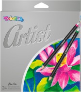 Artist pastelky kulaté dřevěné 24 barev - zvětšit obrázek