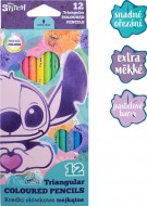 Pastelky trojhranné, Stitch Pastel, 12 barev - zvětšit obrázek