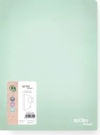 kroužkový pořadač A4 Releaf, PP, 4RO, 35mm, soft touch, zelený ReLeaf kroužkový pořadač, 4 - zvětšit obrázek