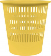 Odpadkový koš perfor.LifePP12l., pastel.žlutý