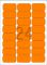 etikety laser copy-oranžové 20l.64x33,9 univerzáln