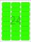 etikety laser copy-zelené 20l.64x33,9 univerzální 