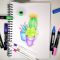 PC-1M popis. Posca, 0,7 mm, bílý (1) popisovač PC-