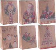 Dárková taška vánoční T5EKO 67, 23x32x11cm - zvětšit obrázek