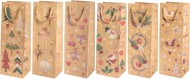 Dárková taška na láhev T15EKO 3, 13x38x11cm