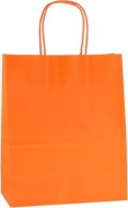 Papírová taška 26x33x12cm oranžová - zvětšit obrázek